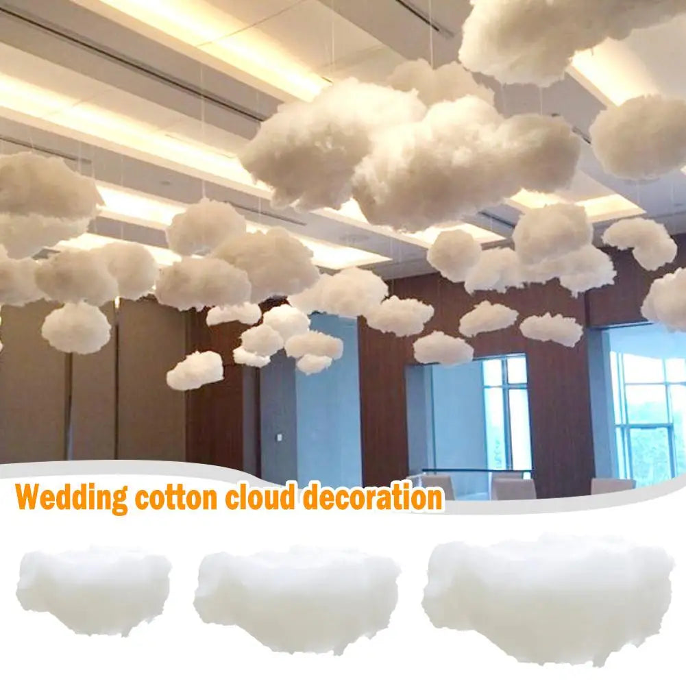Artificial Cotton Cloud Hanging Decoration – Wedding & Party Party Hanging Decoration Zpaxo
