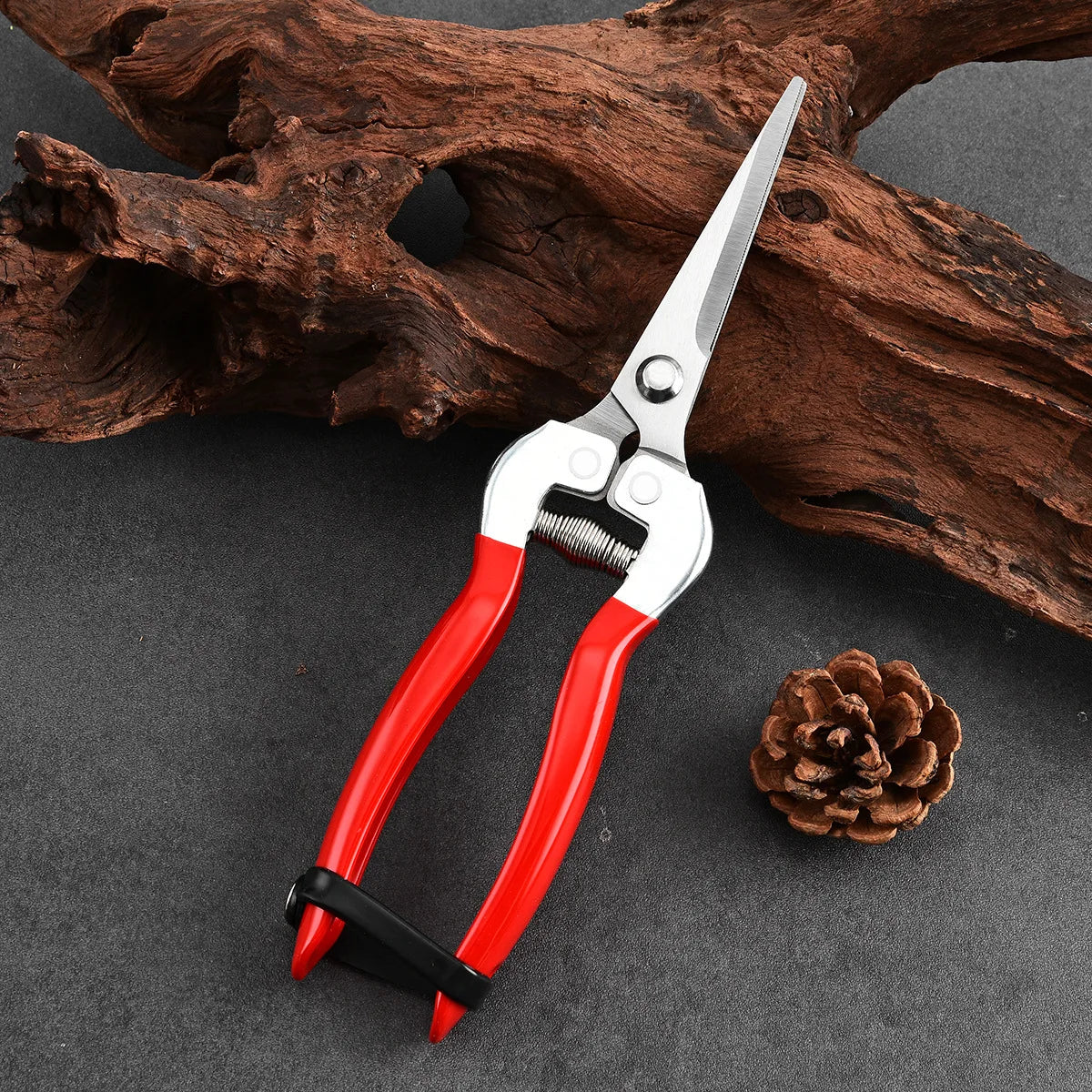 Stainless steel pruning shears, orchard fruit picking shears, orchard fruit trees, flower branches grafting scissors tools Zpaxo