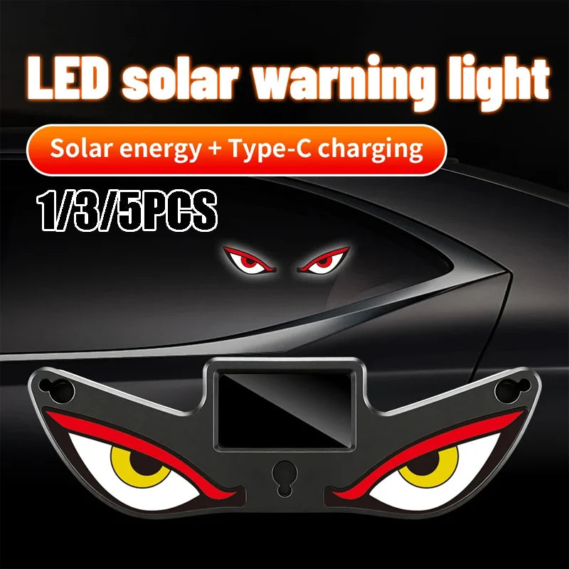 Blinking Animated Sun Magic Eye Car LED Light Dynamic Decorative Lamp