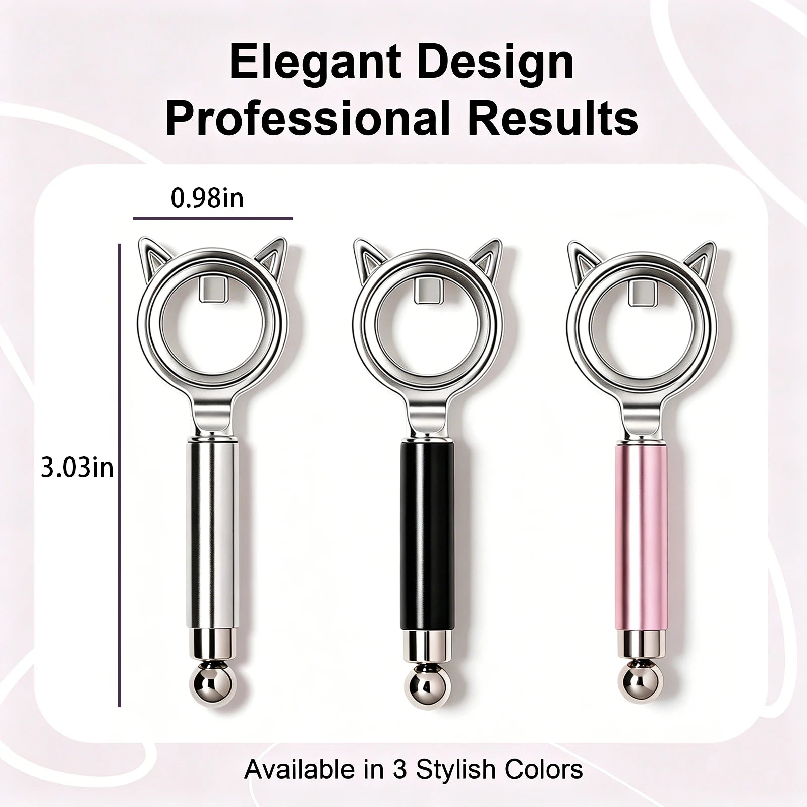 Cat Ear Shape Halo Cat Eye Nail Magnet Strong Ring Magnetic Tool for Glass Bead Side Light Nail Art DIY Magnetic Gel Manicure Zpaxo