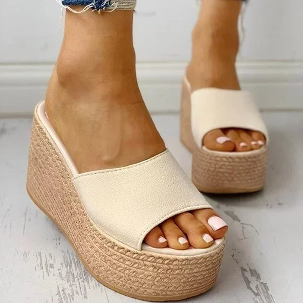 2024 Summer Women's Sandals Peep-toe Shoes Woman High-heeled