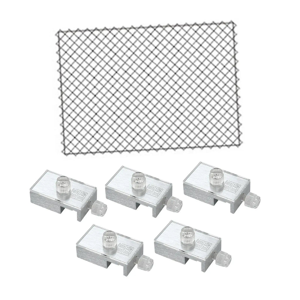 Aquarium Screen Net for Fish Tank Pet Supplies Aquarium Cover with Aluminum Clamp Mesh Screen Netting Clear Netting Zpaxo