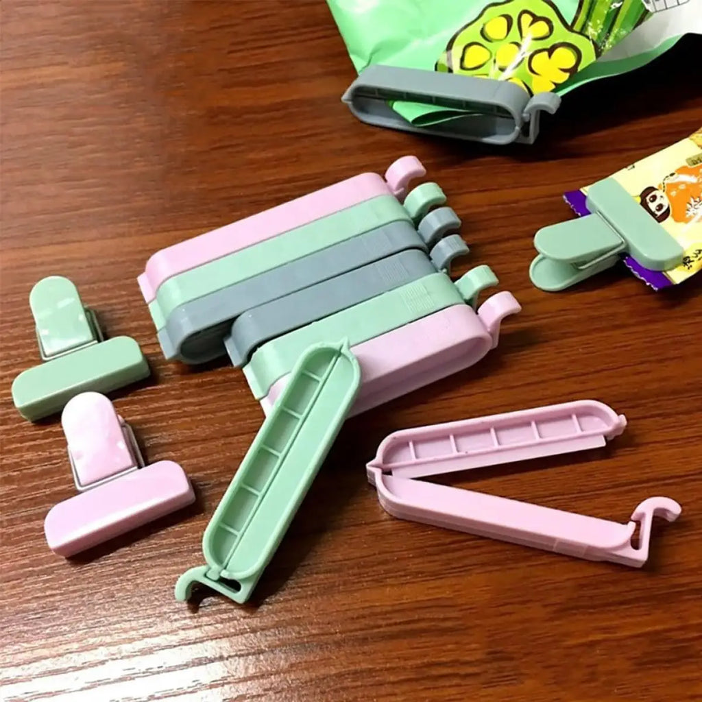 Mixed Plastic Sealing Clips Bag Food Storage Snack Chip Sealer