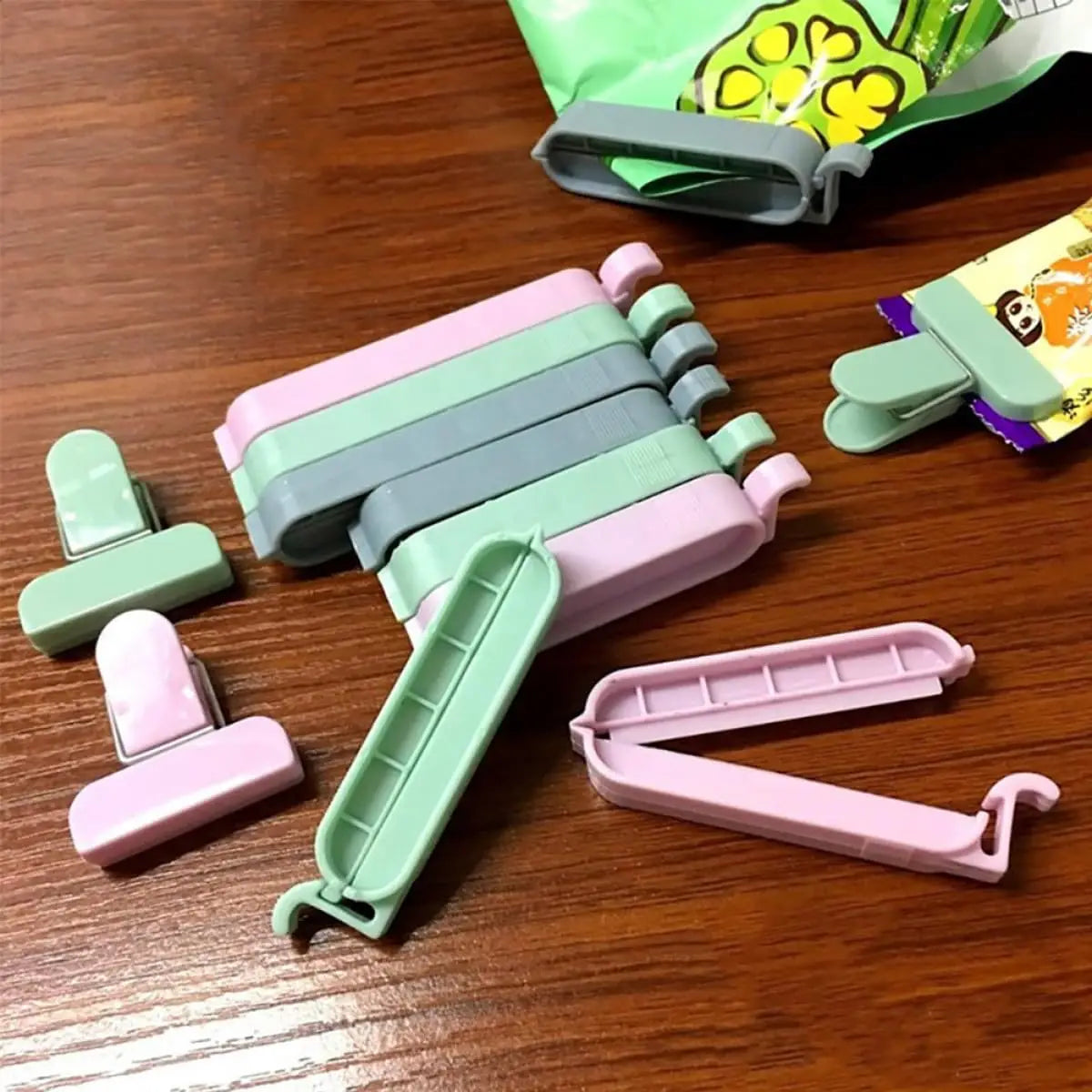 Mixed Plastic Sealing Clips Bag Food Storage Snack Chip Sealer