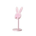 Pink Phone Holder Desktop Mobile Phone Stand For iPhone Samsung Tablet Smartphone Adjustable Lovely Rabbit Cartoon Table Support Zpaxo Pink