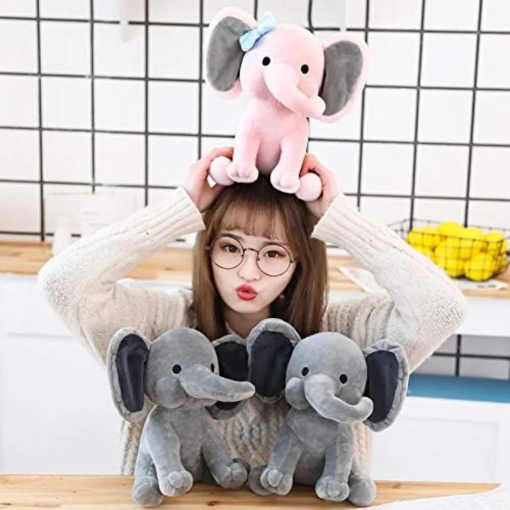 Cute Elephant Plush Pillow Toy Home Animal Cushion Decoration Boys