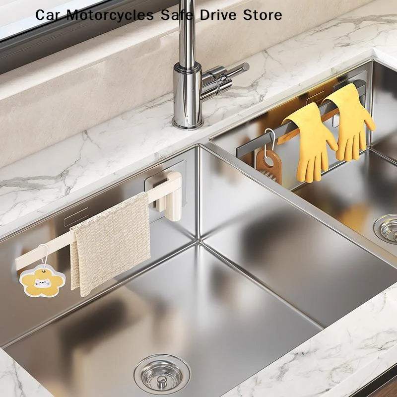 Wall-mounted Rotating Kitchen Cloth Organizer-multi-functional