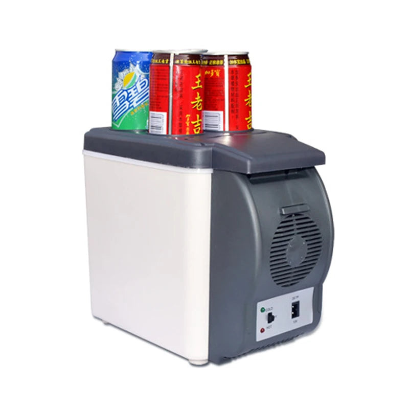 6L Portable Car Refrigerator 12V – Mini Cooler & Warmer Fridge