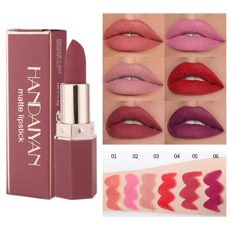 Matte Velvet Lipstick Waterproof Lasting Purple Tint Lip Gloss Non
