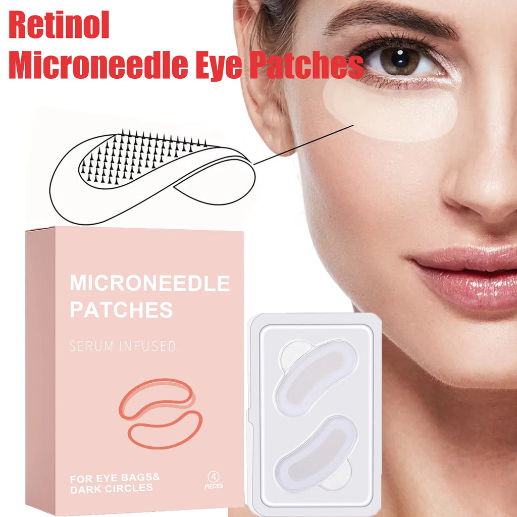 Retinol Microneedle Eye Patches – Dark Circles & Anti-Aging Microneedle Eye Patches Zpaxo