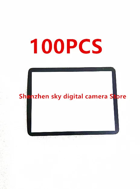 100PCS New LCD Screen Window Display (Acrylic) Outer Glass For CANON 1500D Rebel T1i Kiss X3 Screen Protector + Tape