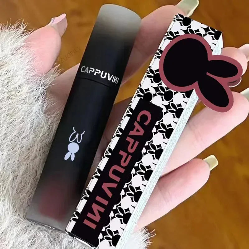 6 Colors Velvet Matte Lip Mud Liquid Lipstick Waterproof Nude Lip Gloss Long Lasting Non-stick Cup Sexy Women Lip Glaze Cosmetic Zpaxo