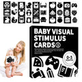 Visual Stimulation Flashcard Black And White Baby Sensory Card Brain Development Visual Stimulation Flashcard For Boys Girls Zpaxo A United States