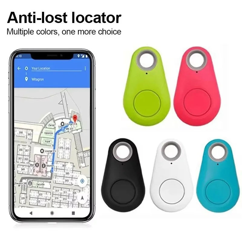Mini GPS Tracker Locator AntiLost Alarm Wallet Keychain Smart Tag Bluetooth Tracer Keychain Dog Pet Child Bag Tracker Key Finder Zpaxo