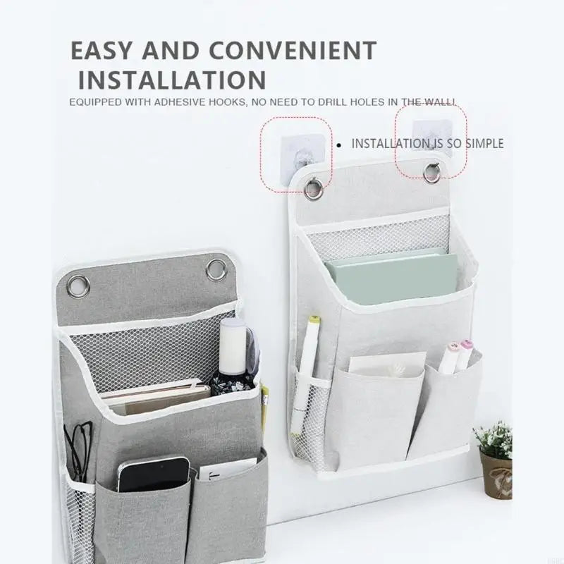 Handy Hanging Organizers Made Soft Cotton Linen Quick Access Items