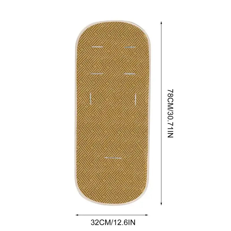 Baby Stroller Liner Baby Car Seat Cooling Cushion Rattan Seat Pad Infant Child Cart Mat Kids Carriage Pram Stroller Accessories Zpaxo