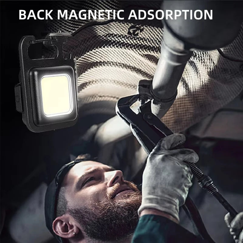 Mini Flashlight 1500LM Super Bright Light Bright Pocket Work Light For Outdoor Emergency Repair Camping Outdoor Lighting Gear Zpaxo