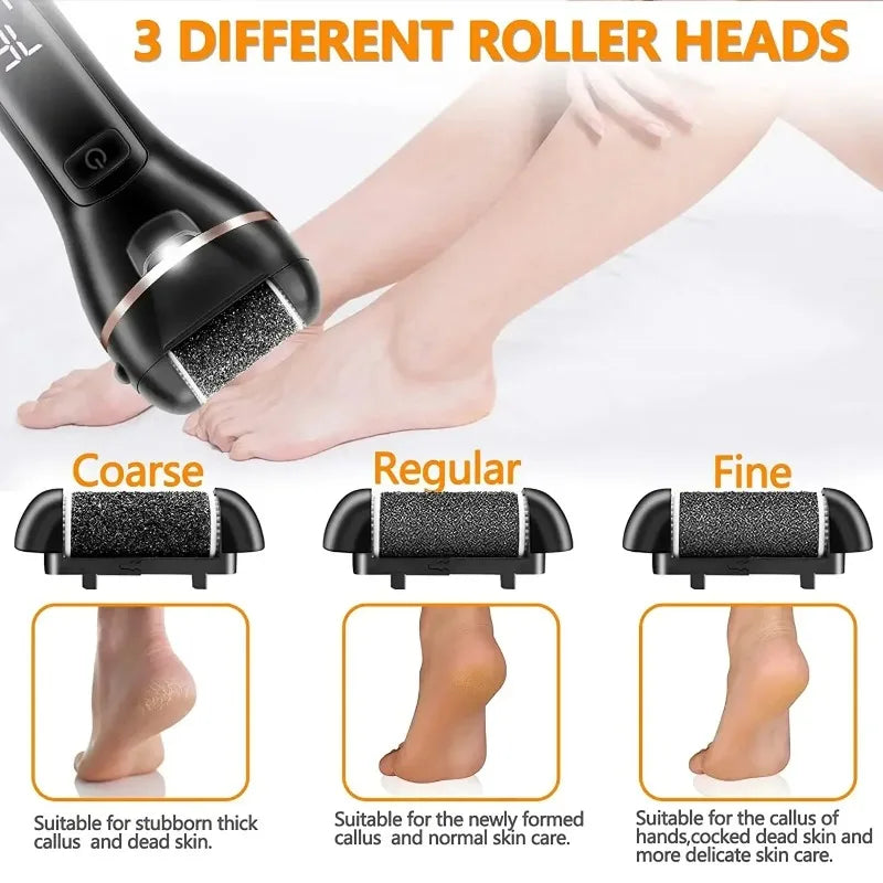 Electric Foot Callus Remover – 18-in-1 Rechargeable Pedicure Kit Electric Callus Remover Zpaxo