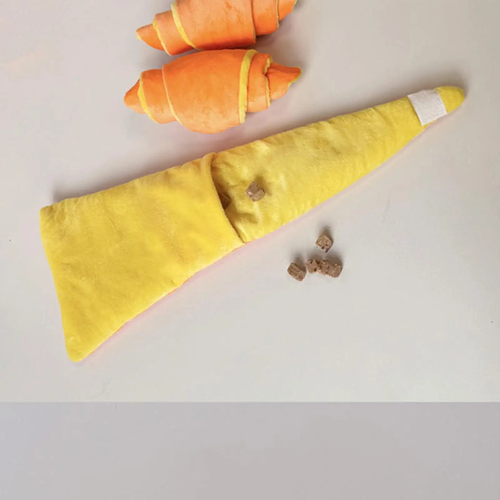 1Pcs Croissant Shaped Dog Snuffle Toy For Pet Dogs Food, Sniffing Gnawing And Grinding Teeth Chew Toys Puppy Enrichment Zpaxo