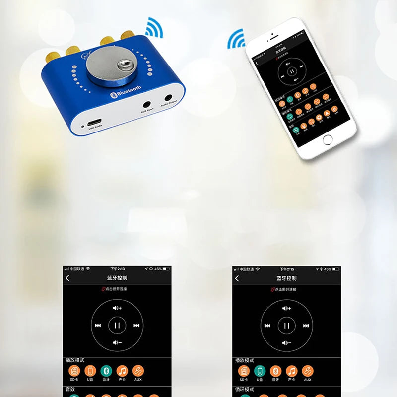 Nobsound Mini Bluetooth 5.0 TPA3116 40W Stereo Amplifier