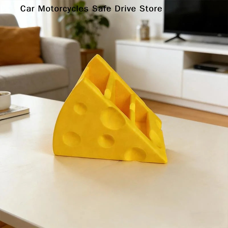 CMSundries Organizer Cheese Remote Control Storage Box 3 Grids
