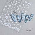 5D Summer Lemon Nail Art Sticker Relief Fruit Self-adhesive Decals Zpaxo MO-846