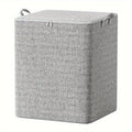 150L Household Large Capacity Storage Bag Non-woven Material, Closet Wardrobe Organizer Can Be Used For Quilt Clothing, Toys Zpaxo GRAY 150L