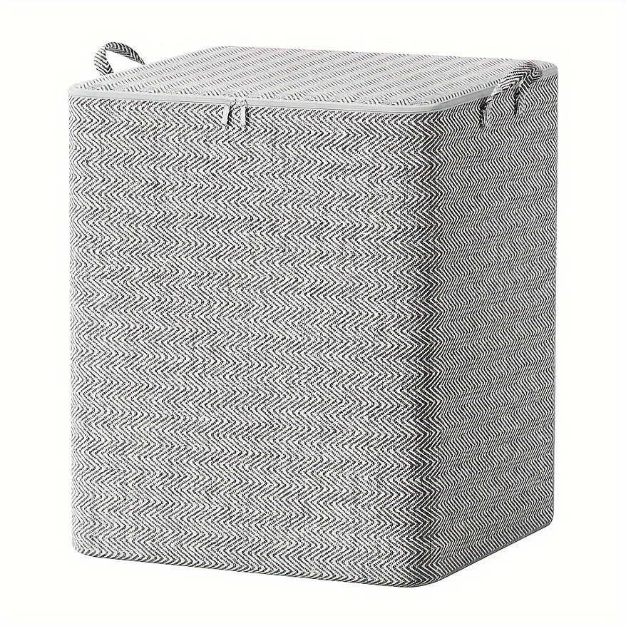 150L Household Large Capacity Storage Bag Non-woven Material, Closet Wardrobe Organizer Can Be Used For Quilt Clothing, Toys Zpaxo GRAY 150L