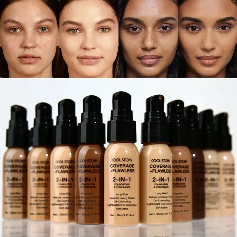 10 Colors Face Foundation Lasting Moisturizing Matte BB Cream Liquid