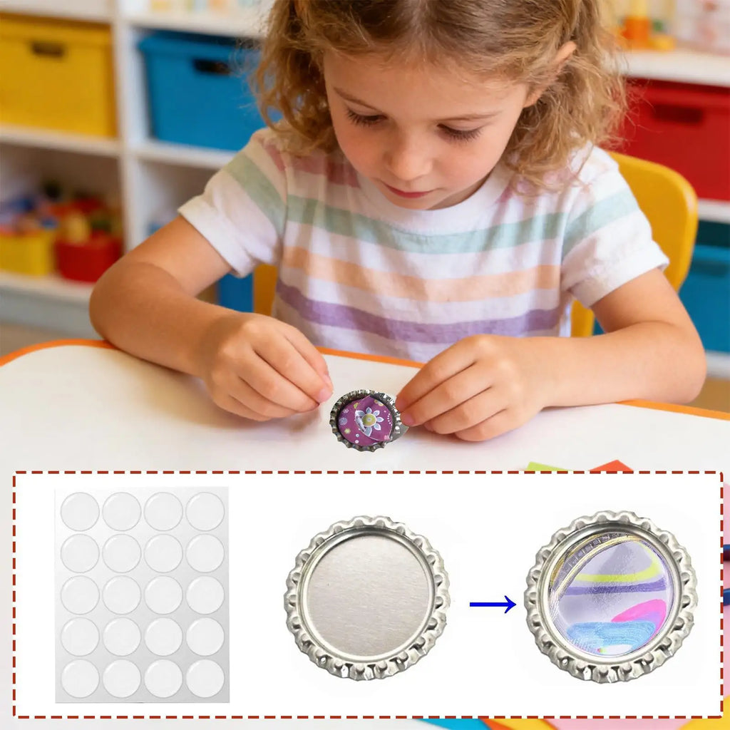 Sticky Gems 3D Convex Decorative Resin Clear Craft Stickers Sticky Gems For Home Office School Notebook Journal Phone Card Zpaxo