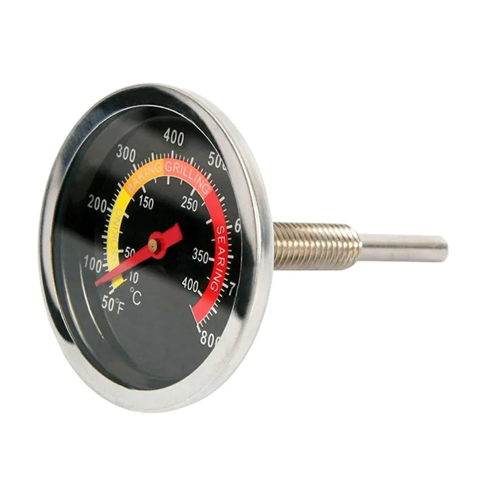 Pizza Oven Thermometer for Kitchen Home Baking Household Cooking Temp Gauge Meter 0-400℃ BBQ Smoker Grill Thermometer Metal Zpaxo
