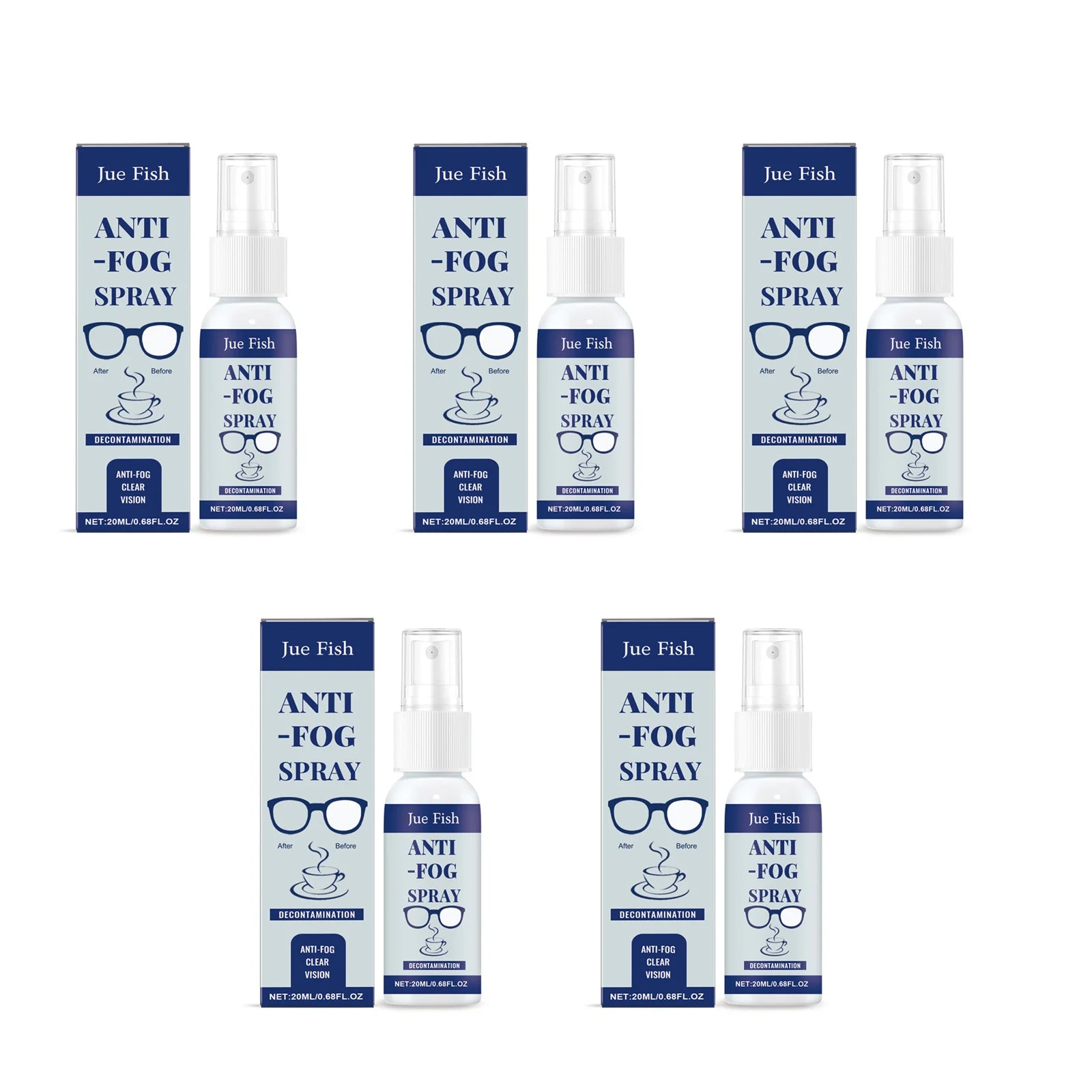 Anti-Fog Eyeglass Cleaning Spray | Clear Vision Lens Cleaner Lens Cleaning Spray Zpaxo 100ml boxed