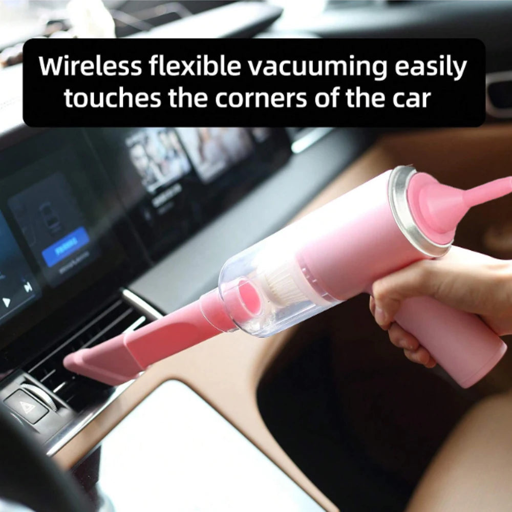 Car Vacuum Cleaner Wireless USB Charging Strong Suction Portable Handheld Mini Powerful Air Cleaning Machine for Home Appliances Zpaxo
