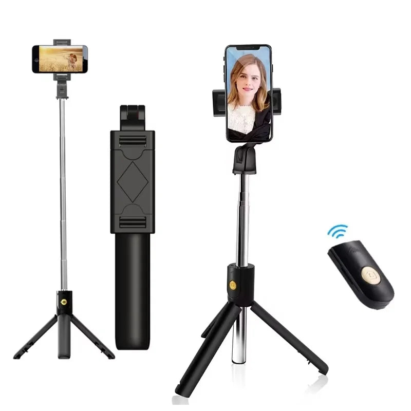 Wireless Bluetooth Selfie Stick Foldable Tripod Extendable Portable