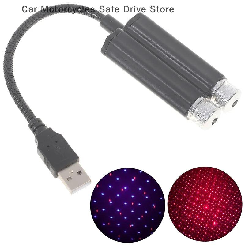 CMCar Roof Star Light LED Starry Atmosphere Ambient Projector Galaxy