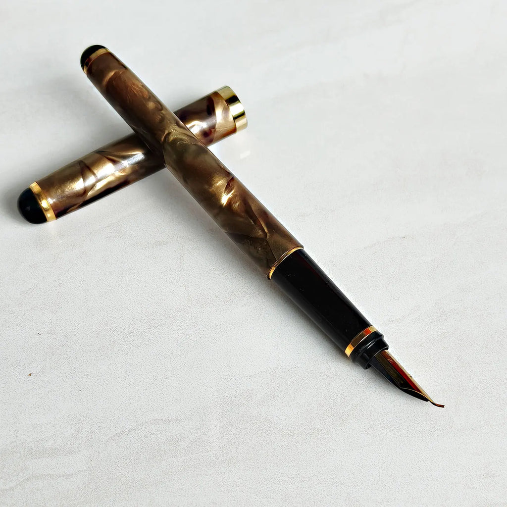 1990s Rare Stock HERO 91 Fountain Pen,0.7MM Bent Tip Writing, Office, Collection Stationery Clearance Sale Plastic Shaft Zpaxo