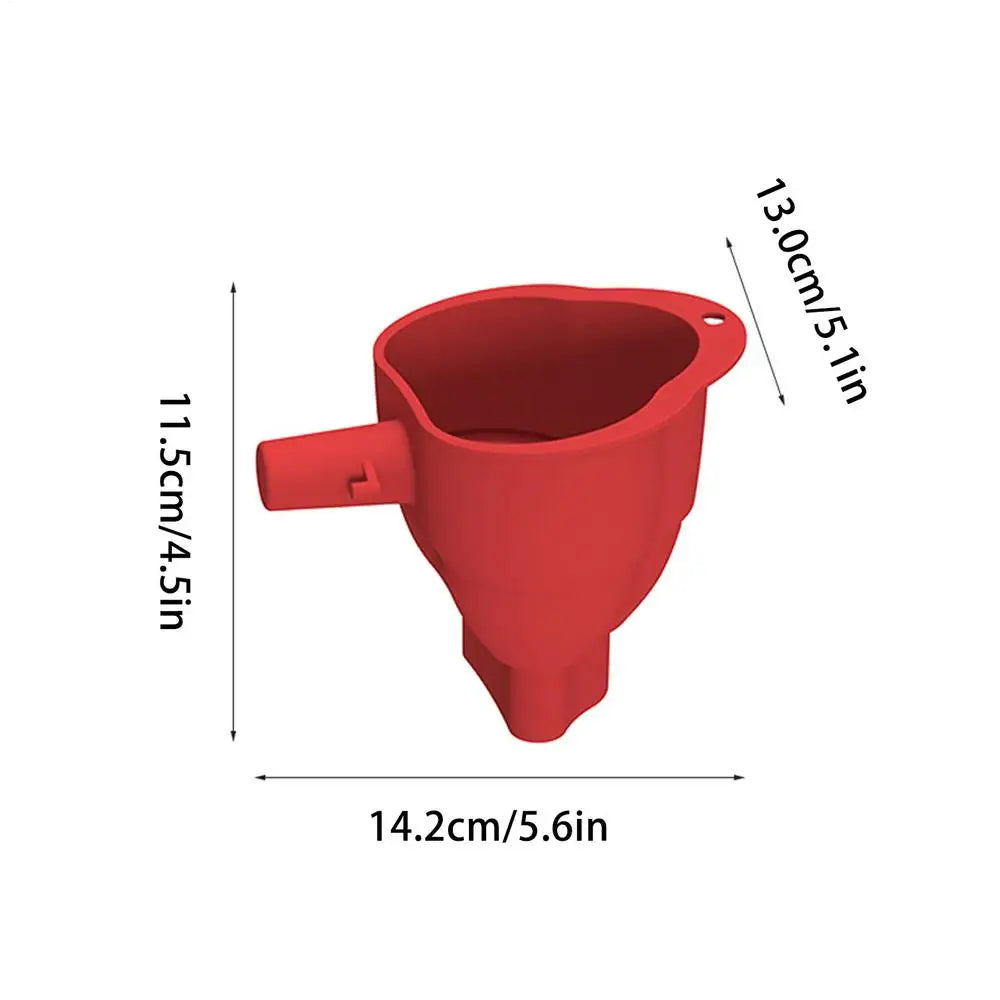 Stand Mixer Flour Funnel Silicone Anti-spill Dishwasher Safe Baking