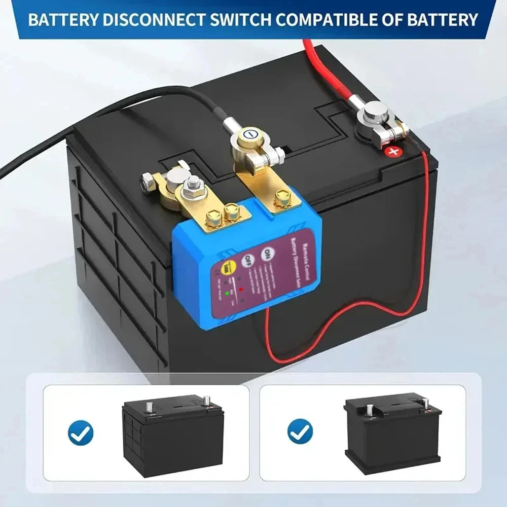 Battery Disconnect Power Switch 12V 240A Shut Off Cut Kill Remote