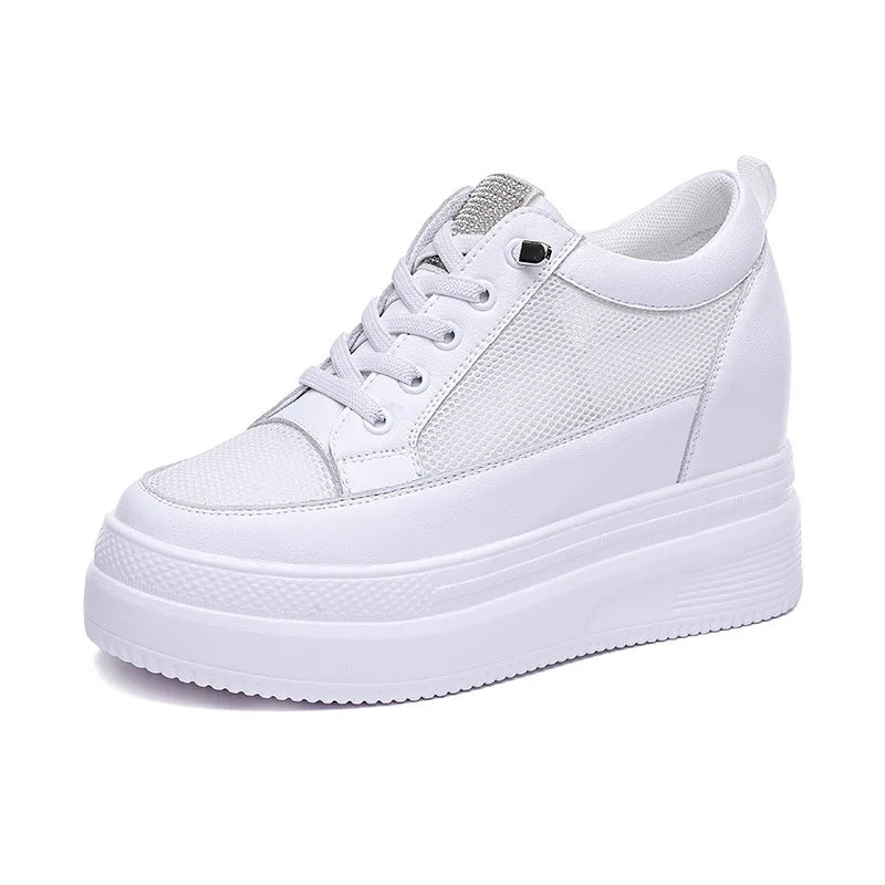 Women's Fashion Casual Sneakers Breathable Vulcanized Mesh Zpaxo White Mesh 39 China Mainland