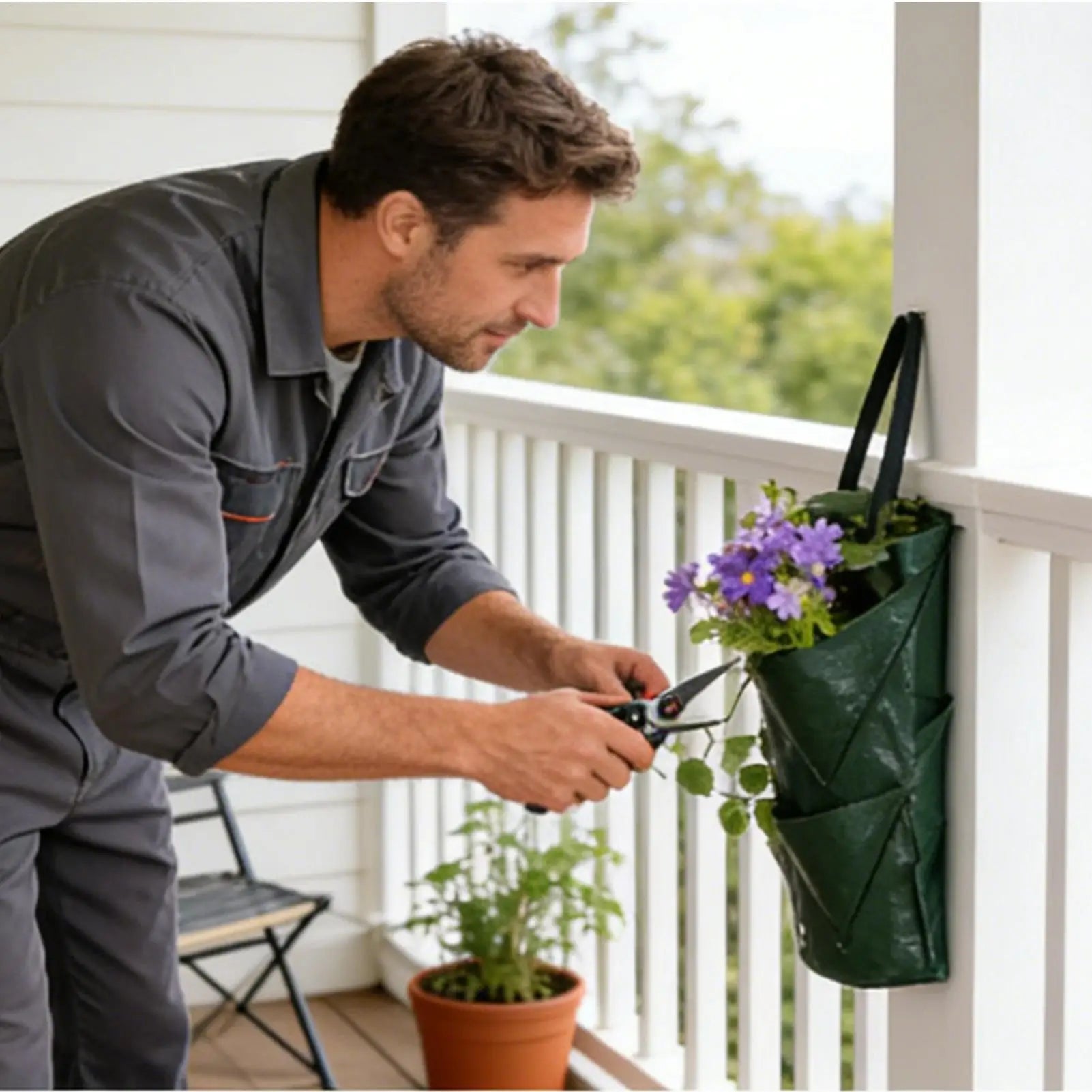 Strawberry Growing Containers 3 Vegetable Planting Bags Gallon Patio