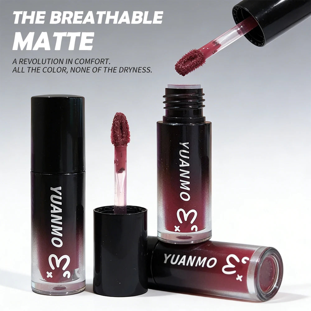 Matte Liquid Lipstick - Smooth Silky Long-Lasting Lip Gloss, Waterproof Transfer-Resistant Lip Makeup (Deep Rose Shade) Zpaxo