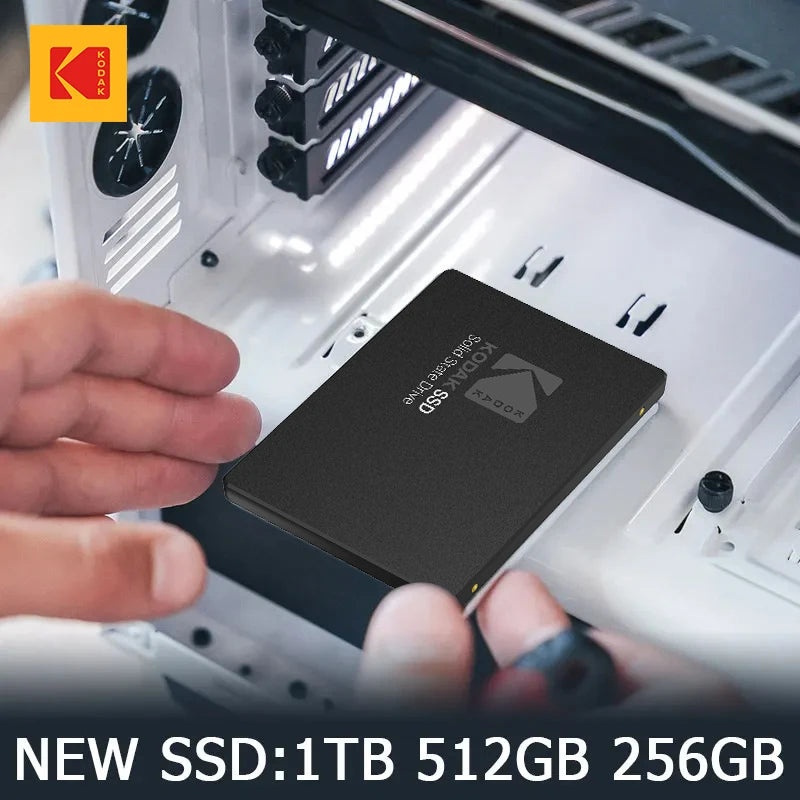 KODAK X120Pro 2.5 Inch Solid State Drive SSD SATA3.0 High-Speed Interface 550M/S Read Speed Suitable for Desktops Laptops Zpaxo 1TB