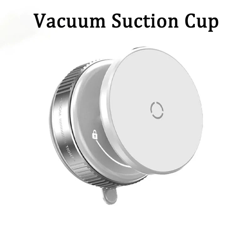Magnetic Vacuum Phone Bracket 360 Adjustable Holder Strong Suction