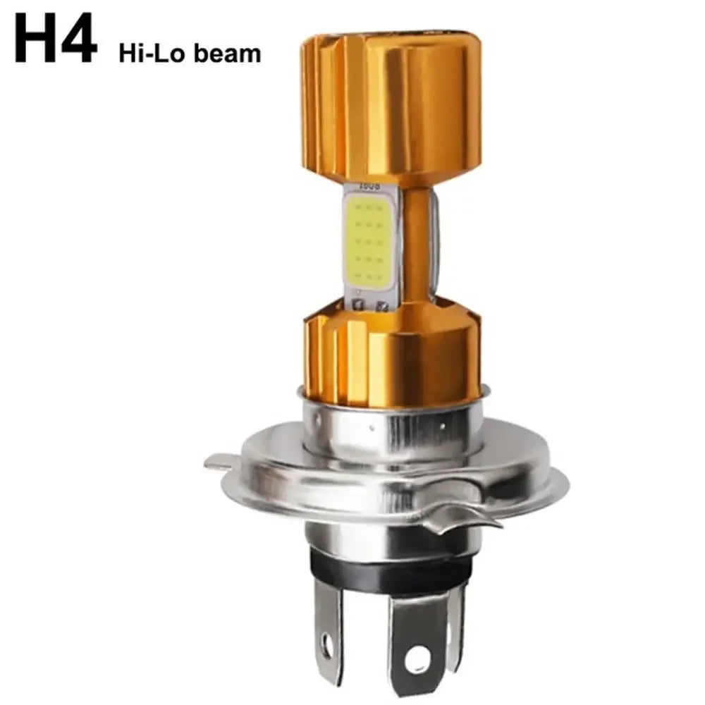 H4 H6 P15D Motorbike White Lighting BA20D Motor Headlamp COB Fog Zpaxo H4