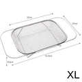 Retractable Stainless Steel Sink Drain Basket & Colander