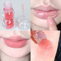 1PC Transparent Water Light Moisturizing Lip Oil Long Lasting Non-greasy Jelly Mirror Lip Gloss Plumping Lip Tint Daily Makeup Zpaxo 02