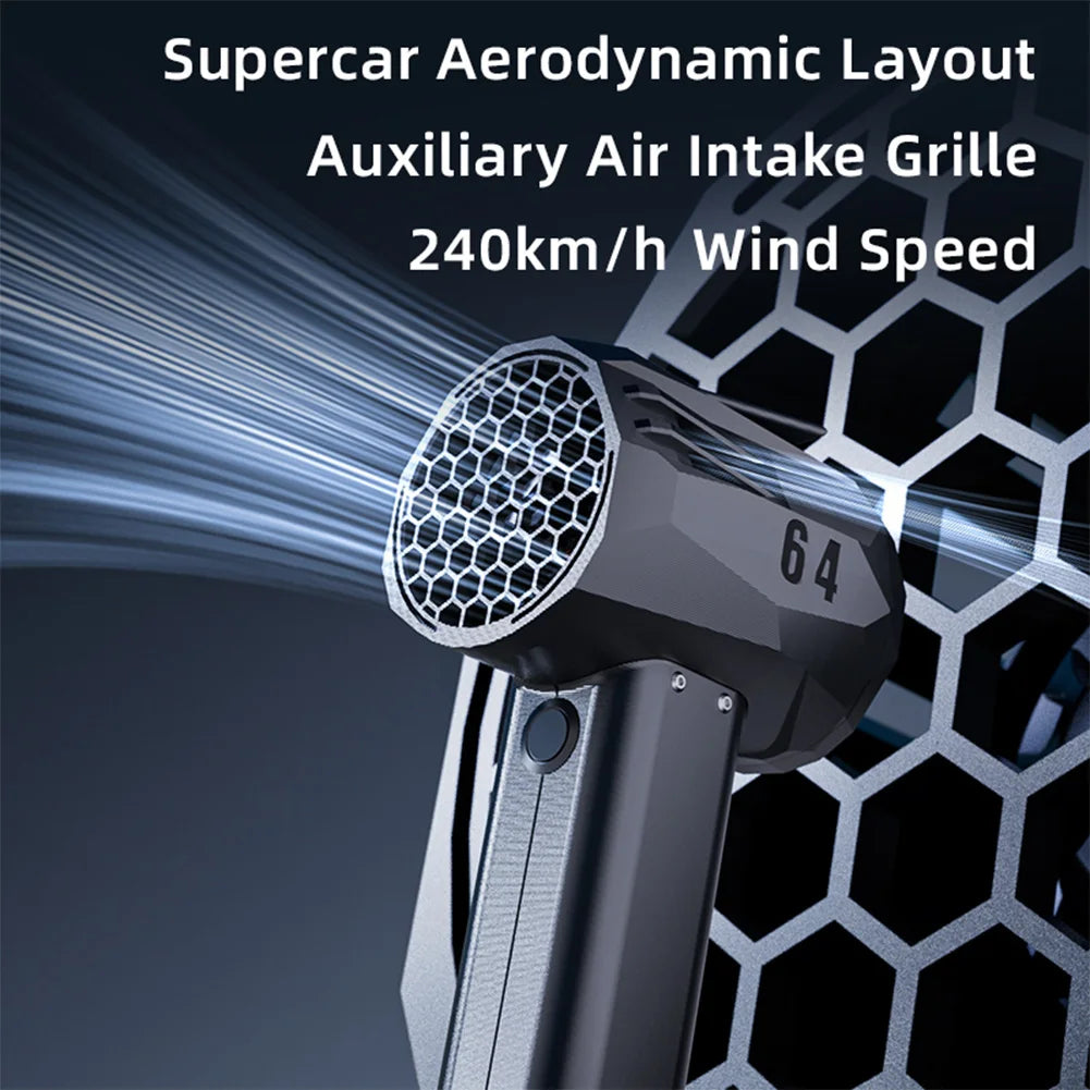Turbo Fan Blower Brushless Motor Thrust 20W Charging Stepless Speed