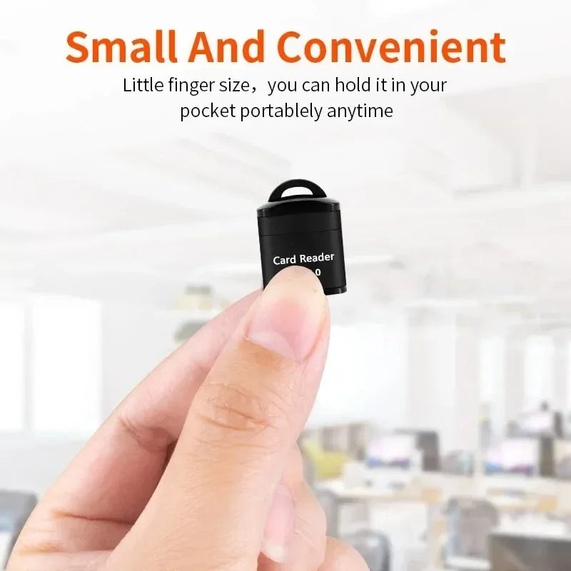 USB 2.0 SD & Micro SD Card Reader Adapter – 1/2/3 Pack
