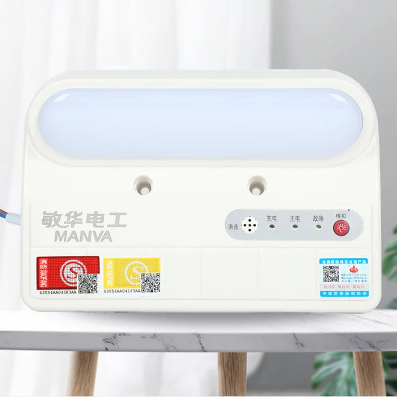 LED Emergency Exit Light – 90-Min Rechargeable Safety Lamp Emergency Exit Light Zpaxo N-ZFZD-E5W1349 5W