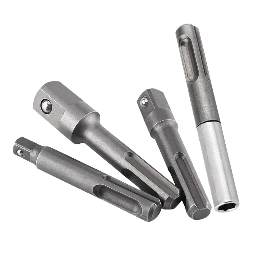 Drill Bit Socket SDS Shank 1 4 Hex Adaptor 3 8 2 Extension Connector